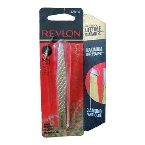 Revlon Stainless Steel Tweezers Accurate Slant GOLD Series Titanium Coated Tool